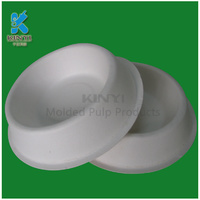 more images of Biodegradable pulp molding disposable pet bowl and cat litter tray