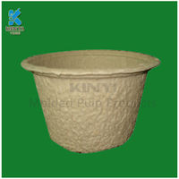 more images of Recycled pulp molding flower pot