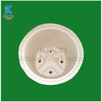 Disposable molded pulp nursery cup