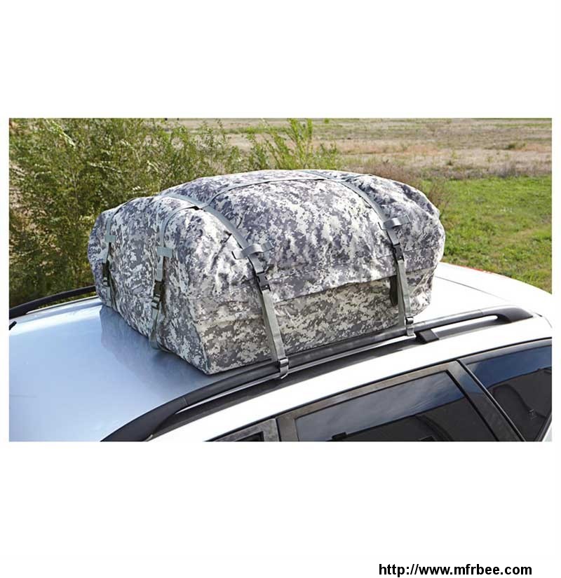 Camo Waterproof Car roof top bag/ cargo bag