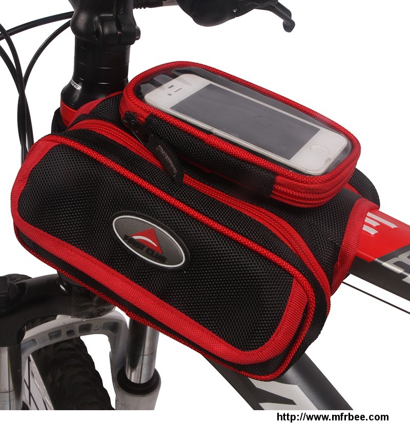Bicycle Frame Pannier Bag and Front Tube Cell Phone Bag