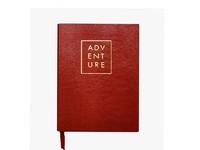adv End Ure" Embossed Custom Made Leather Notebook