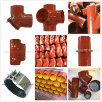 more images of EN877 epoxy cast iron drainage pipe fittings
