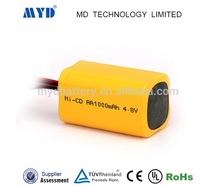 more images of Ni-CD 4.8v 1000mah High performance NiMH 4.8 Volt 1000 mAh NiCd battery pack rechargeable