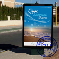 more images of advertising scrolling city board light box