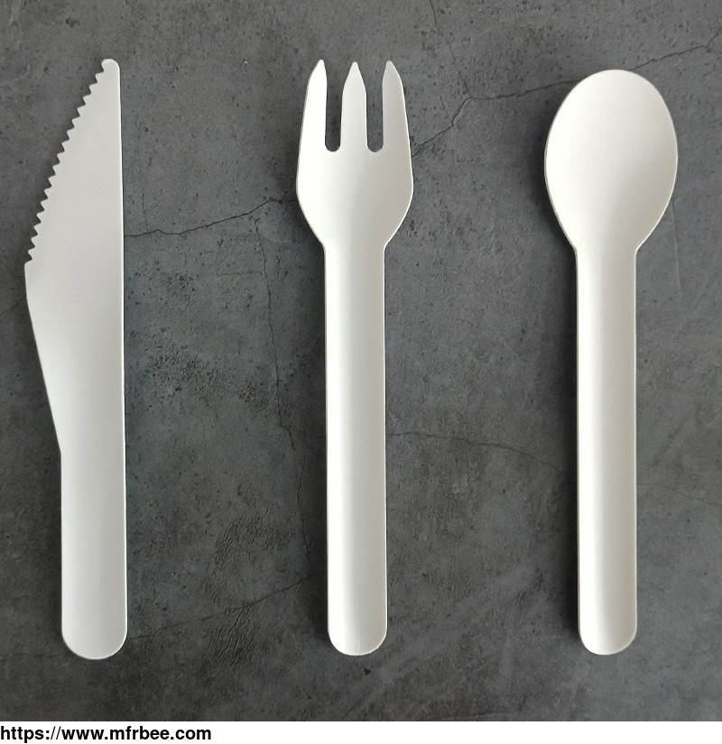 biodegradable_tablewares_kitchen_disposable_utensil_toddler_cutlery_paper_pulp_spoon