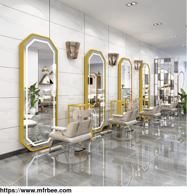 hair_salon_mirrors_designs_gold_led_salon_mirror_salon_mirror_and_chairs