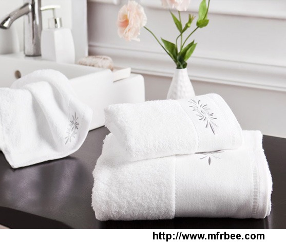 customized_logo_white_hotel_bath_towels_sets