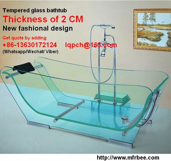 new_design_tempered_glass_soaking_bathtub_transparent_bathtub
