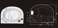 more images of Mini baby portable bathtub prices with multifunctional bath shower set