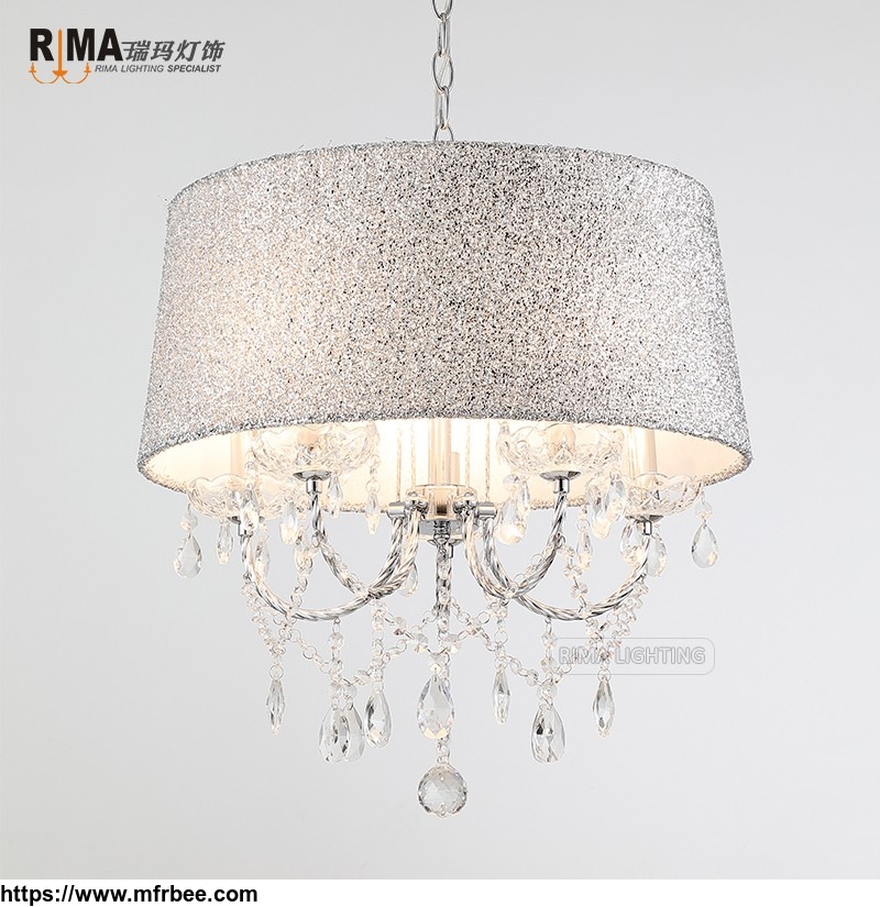 2018_rima_lighting_updated_hot_sale_modern_glass_crystal_chandelier_pendant_lamp_with_new_shade_for_dinning_room_or_salon