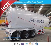Tri Axle 55cbm Dry Bulk Cement Tank Semitrailer or Semi Truck Trailer
