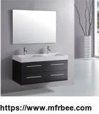 black_double_sink_italian_style_bathroom_vanity_cabinet