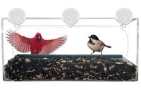 HOT selling acrylic Window Bird Feeder wholesale