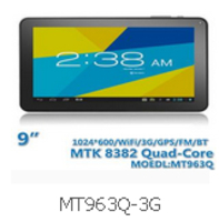 9 Inch Android Tablet PC MT963Q-3G