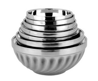 Stainless Steel Double Wall Baby Bowl