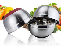 Stainless Steel Mixing Bowl with Silicone Bottom