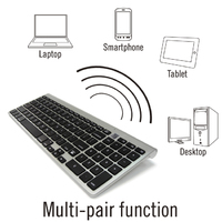 more images of 2 Zone Bluetooth Mac Compatible Keyboard