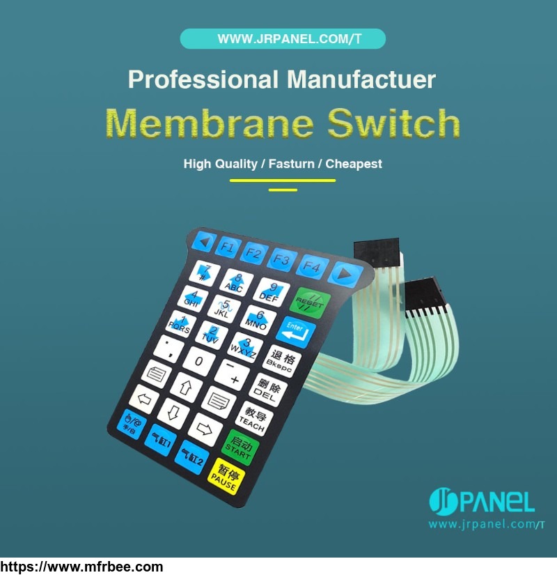 waterproof_membrane_switch_keypad_graphic_overlay_acrylic_panel