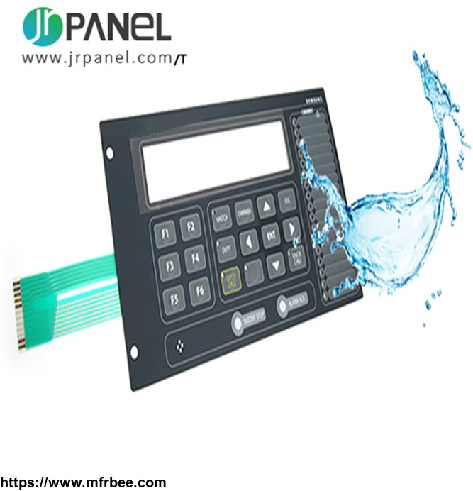 waterproof_membrane_switch_keypad_graphic_overlay_acrylic_panel