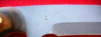 1991 Barry Dawson Custom Large Hunter, Tactical, Fighter, Fixed Blade Knife, Recurve