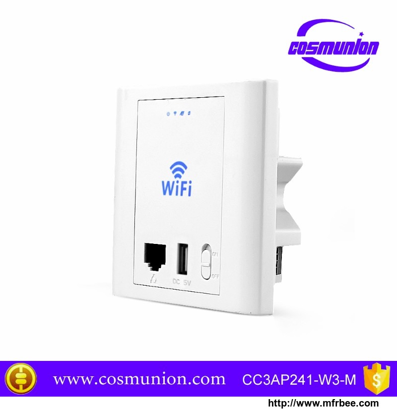 in_wall_wireless_ap_bridge_with_300mbps_24_48v_poe