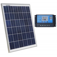 more images of 20W 12V Polycrystalline Solar Panel Charging Kit with 20 Amp PWM Charge Controller