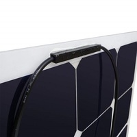 100W 12V Bendable Lightweight Thin Monocrystalline Flexible Solar Panel
