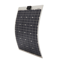 40W Semi-Flexible Monocrystalline Solar Panel For 12V Battery Charging