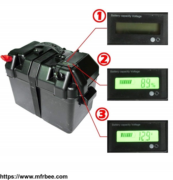 100ah_12v_black_battery_box_with_lcd_screen_for_marine_and_rvs_batteries