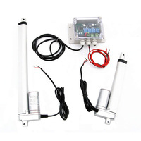 Dual Axis Solar Tracking System with 12V Linear Actuator & Track Controller Kit