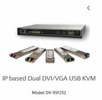 HD/DVI/VGA USB KVM Extender over IP with Video-Wall