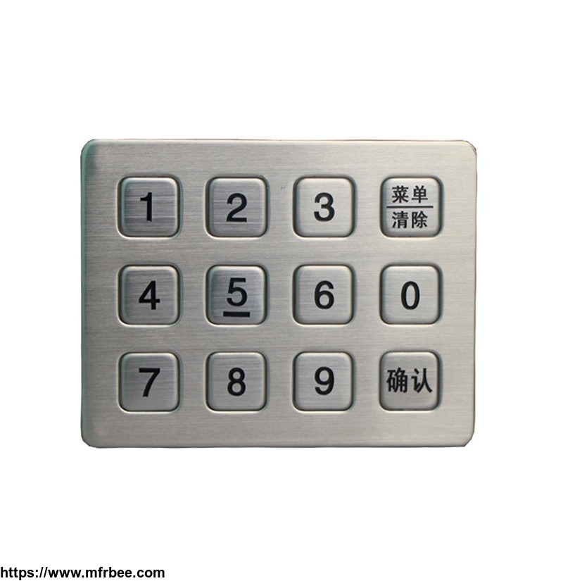 metal_numeric_keypad_waterproof_standalone_access_control_keypad