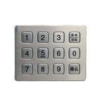 more images of Numeric LED illuminated keypad access control keypad -B720
