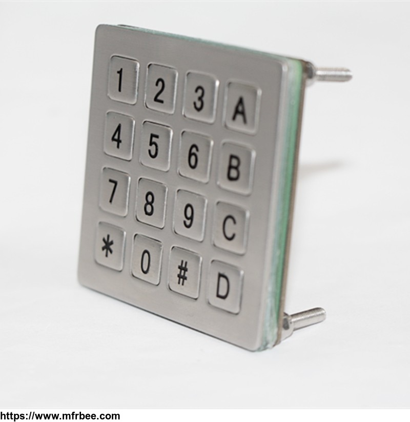 Mounted 3x4 12 keys digital cabinet lock vending machine keypad