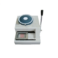 Embossing machine for PVC card