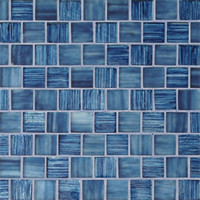 Top quality new design popular blue square mosaic