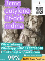 China Factory supply eutylone 2f-dck 3cmc mdma crystals good quality whatsapp:+8613722791040