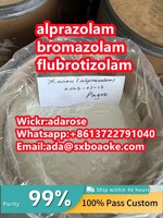 High purity high quality alprazolam bromazolam flubrotizolam white powder whatsapp:+8613722791040