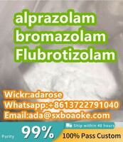 Safe door to door alprazolam bromazolam flubrotizolam white powder supply whatsapp:+8613722791040
