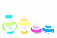 more images of Baby collapsible/foldable plastic silicone feeding milk bottle