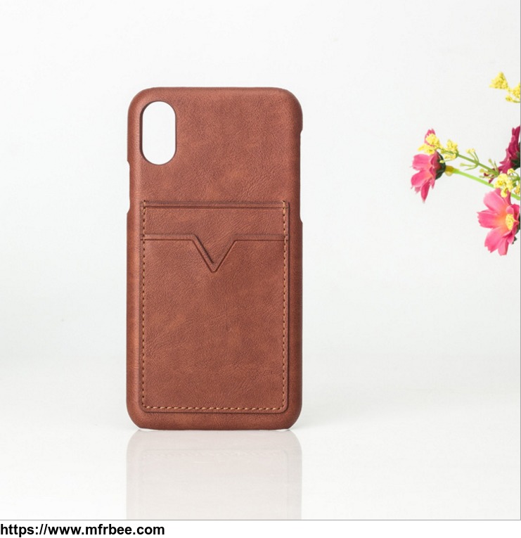 credit_card_holder_pu_leather_cell_phone_case_for_iphone_x_with_card_holder