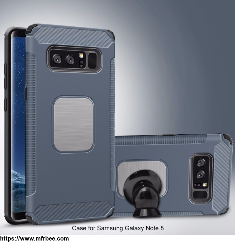 TPU PC 2 in 1 car bracket phone cases for samsung galaxy note 8