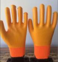 acrylic terry loops nitrile full coating winter glove