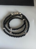 more images of Buy Valentine's Day Present Crow Heart Obsidian Necklace At Low Prices