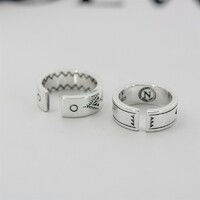 more images of Newest Trendy Blue Turquoise Hip-Hop Style Men's And Women's Rings For Sale