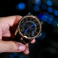 more images of Twelve Round Table Knights Wormhole Concept Mechanical Brand Xenon Men's Watch