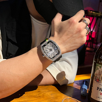 more images of Richard's Luxury Full Diamond Frank Muller Quartz Mechanical Men's Watch