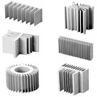 Aluminum extrusion profile cooling heat sink