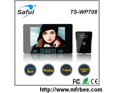 saful_ts_wp708_1v1_wireless_video_door_phone